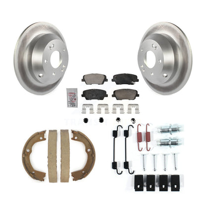 Kit de chaussures de stationnement et de matériel de stationnement, Rotors recouverts de disques arrière, plaquettes en céramique, pour Hyundai F