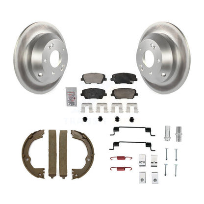 Kit de chaussures de stationnement et de matériel de stationnement, Rotors recouverts de disques arrière, plaquettes en céramique, pour Hyundai F