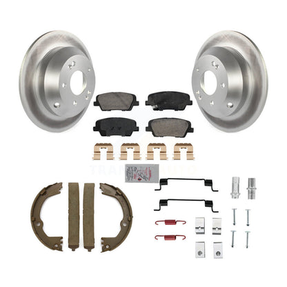 Kit de chaussures de stationnement et de matériel de stationnement, Rotors recouverts de disques arrière, plaquettes en céramique, pour Hyundai F