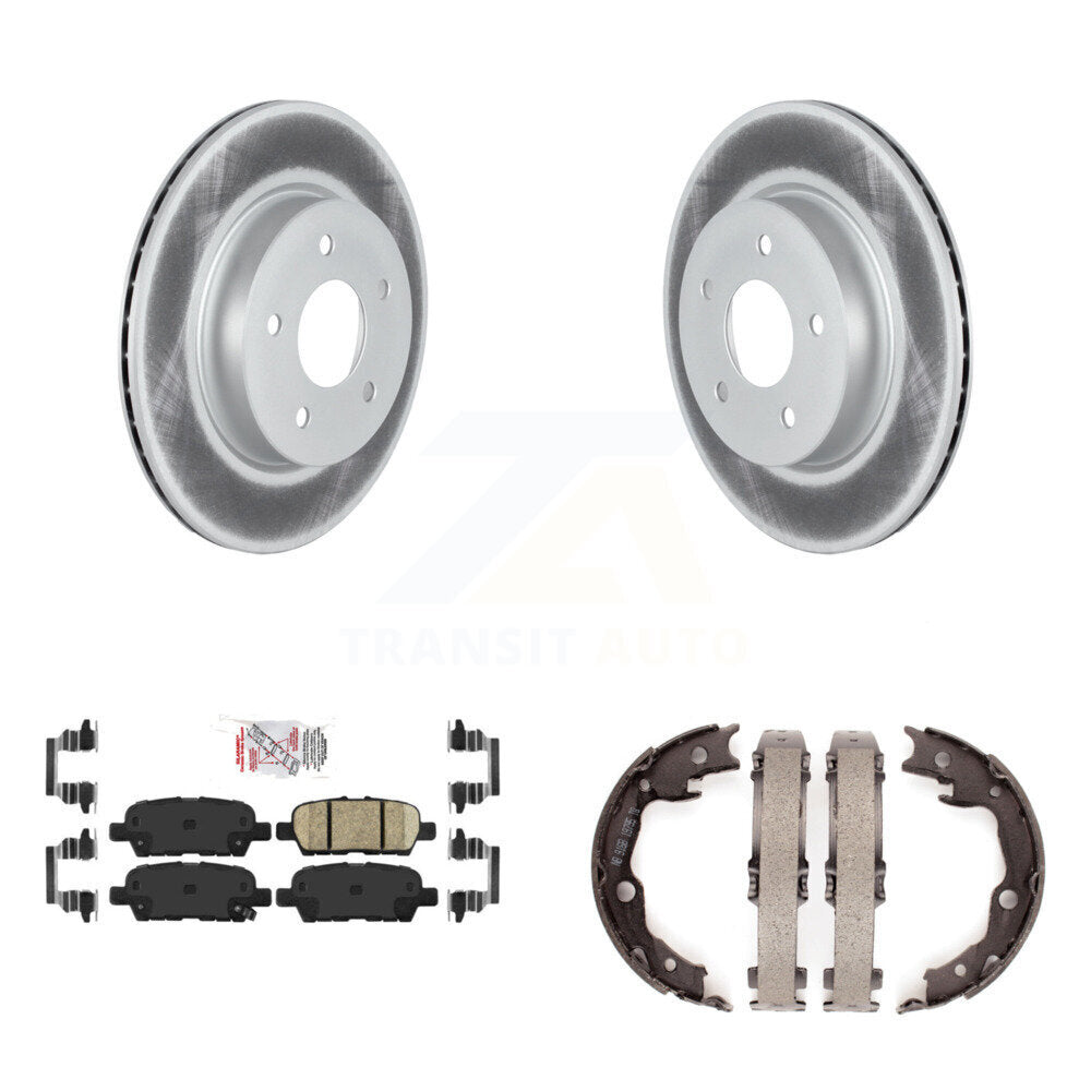 Kit de plaquettes en céramique et de patins de frein de stationnement, Rotors à disque arrière, pour Nissan LEA