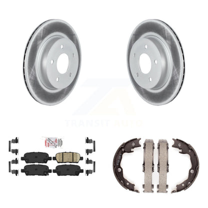 Kit de plaquettes en céramique et de patins de frein de stationnement, Rotors à disque arrière, pour Nissan LEA