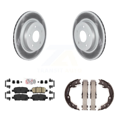 Kit de plaquettes en céramique et de patins de frein de stationnement, Rotors à disque arrière, pour Nissan LEA