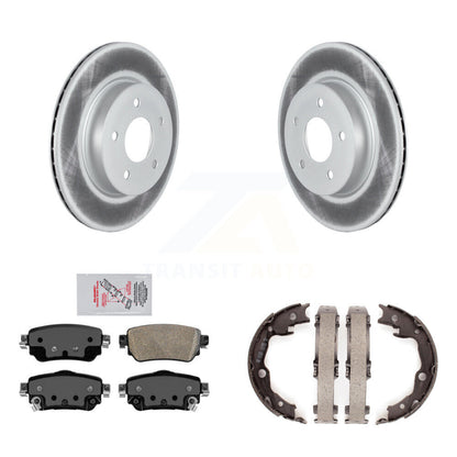 Kit de plaquettes en céramique et de patins de frein de stationnement, Rotors à disque arrière, pour Nissan LEA