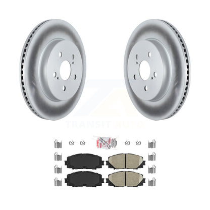 Rotor de frein à disque à revêtement avant et Kit de plaquettes en céramique pour Toyota Corolla Prius Prim