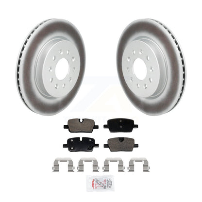 Kit de rotors de frein à disque à revêtement arrière et de plaquettes en céramique pour Cadillac CT4 KGA-107518