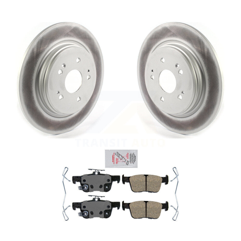 Kit de disques de frein à disque à revêtement arrière et de plaquettes en céramique pour Acura RDX 2022 – 2024