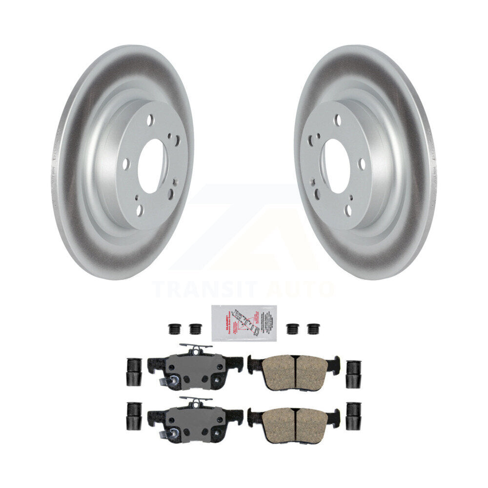 Kit de rotors de frein à disque à revêtement arrière et de plaquettes en céramique pour Acura Integra 2.0L 2024