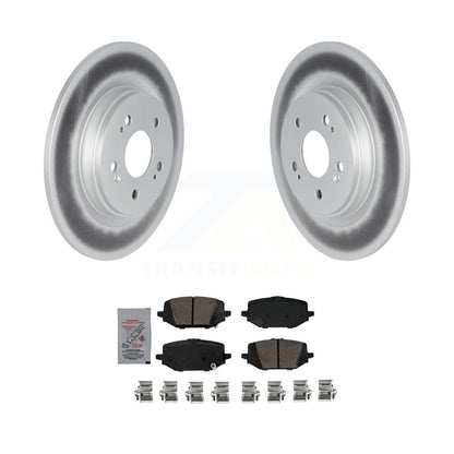 Kit de rotors de frein à disque à revêtement arrière et de plaquettes en céramique pour Honda Pilot 2023 – 2024