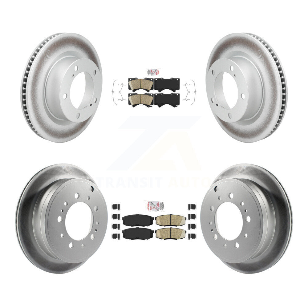 Kit de rotors de frein en céramique, revêtement avant et arrière, pour Lexus LX570 Toyota Land Cruise