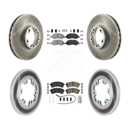 Kit de Rotor de frein à revêtement de plaquette semi-métallique avant et arrière pour 23 Ford Transit-350 HD RW