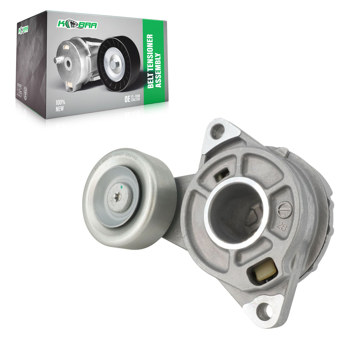 Assemblage de tension de courroie d'entraînement accessoire pour Honda Fit City KTP-89671