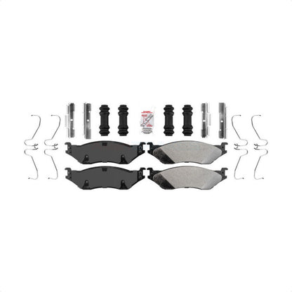 Plaquettes de frein à disque semi-métalliques pour Ford F-450 Super Duty F-550 International F-5
