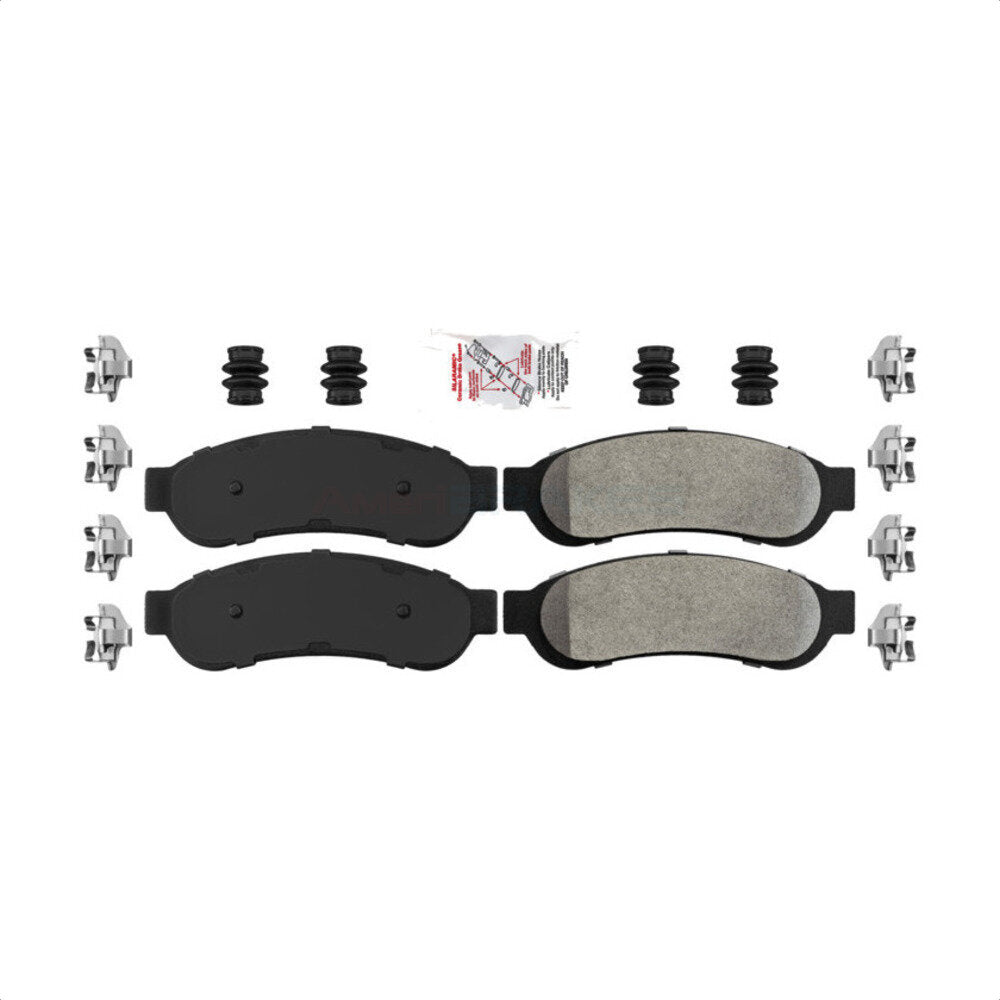 Plaquettes de frein à disque semi-métalliques arrière pour Ford F-350 Super Duty NWF-ASD1067