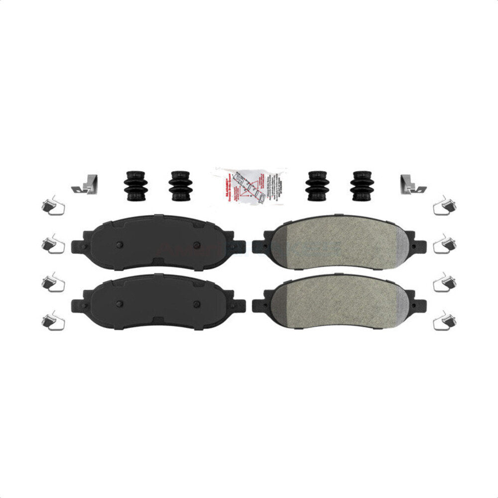 Plaquettes de frein à disque semi-métalliques arrière pour Ford F-350 Super Duty F-250 2005-2007
