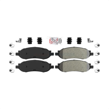 Plaquettes de frein à disque semi-métalliques arrière pour Ford F-350 Super Duty F-250 2005-2007