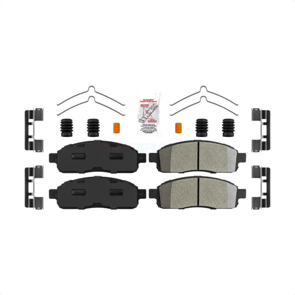 Plaquettes de frein à disque semi-métalliques avant pour Ford F-150 Lincoln Mark LT NWF-ASD1083