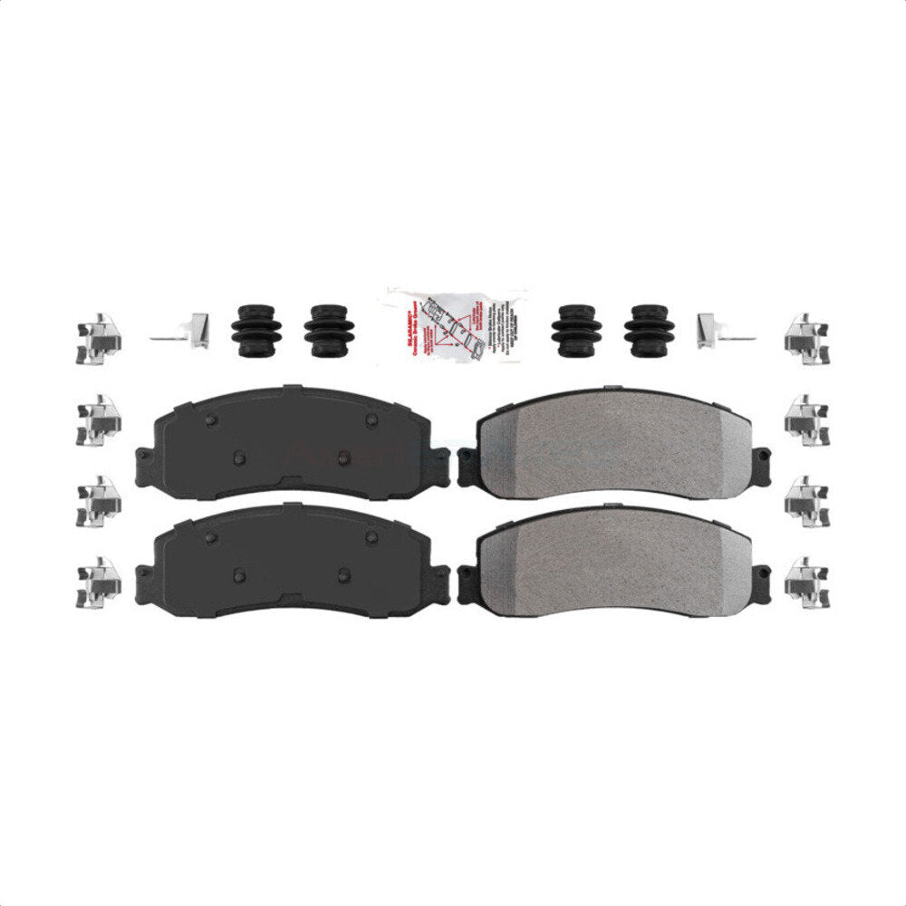 Plaquettes de frein à disque semi-métalliques avant pour Ford F-350 Super Duty F-250 NWF-ASD1333