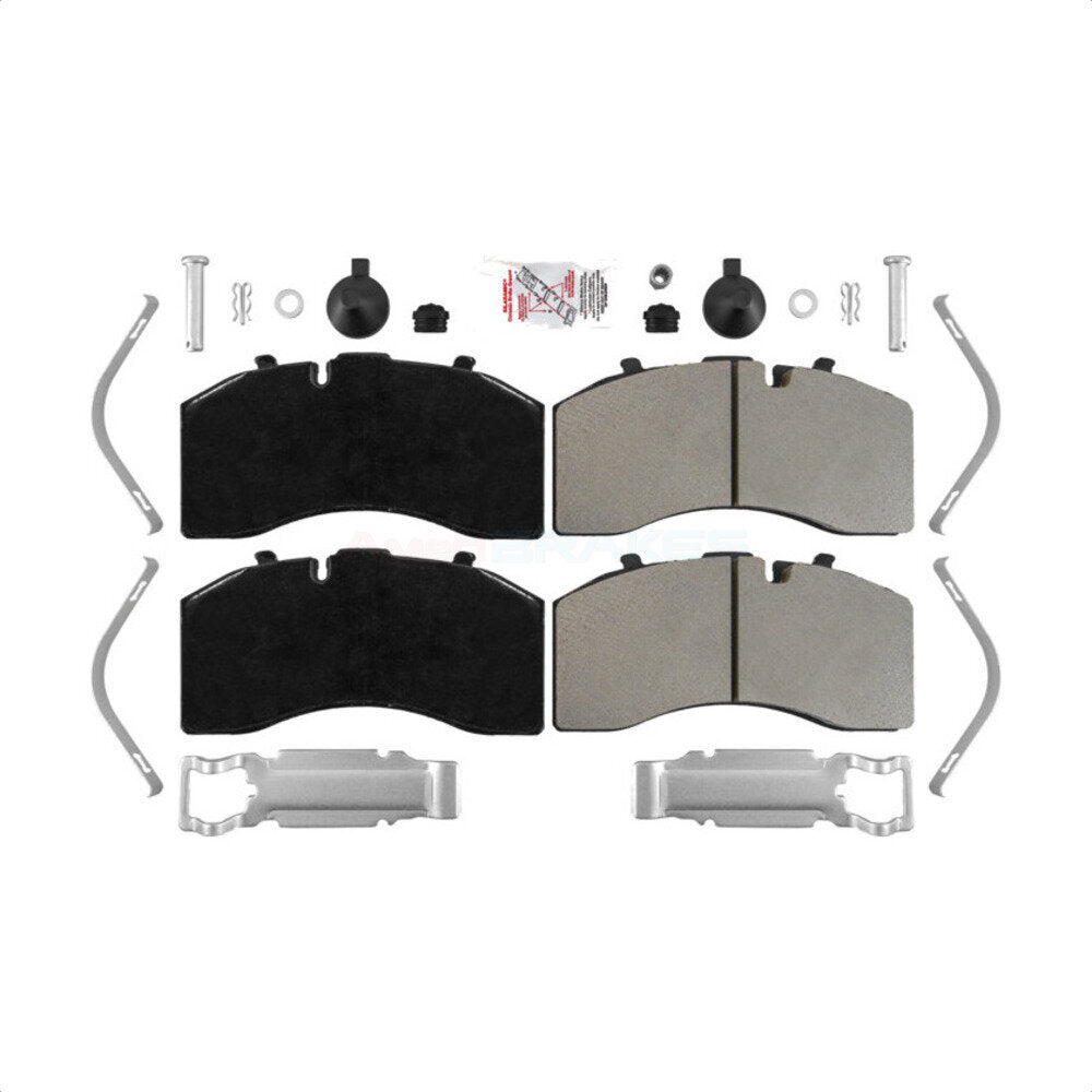Plaquettes de frein à disque semi-métalliques pour bus Peterbilt Freightliner Kenworth Blue Bird