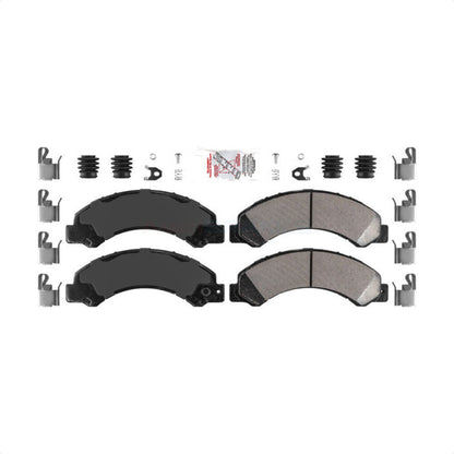 Plaquettes de frein à disque semi-métalliques pour Hino 155 2012-2018, 14 500 lb GVW NWF-ASD1695