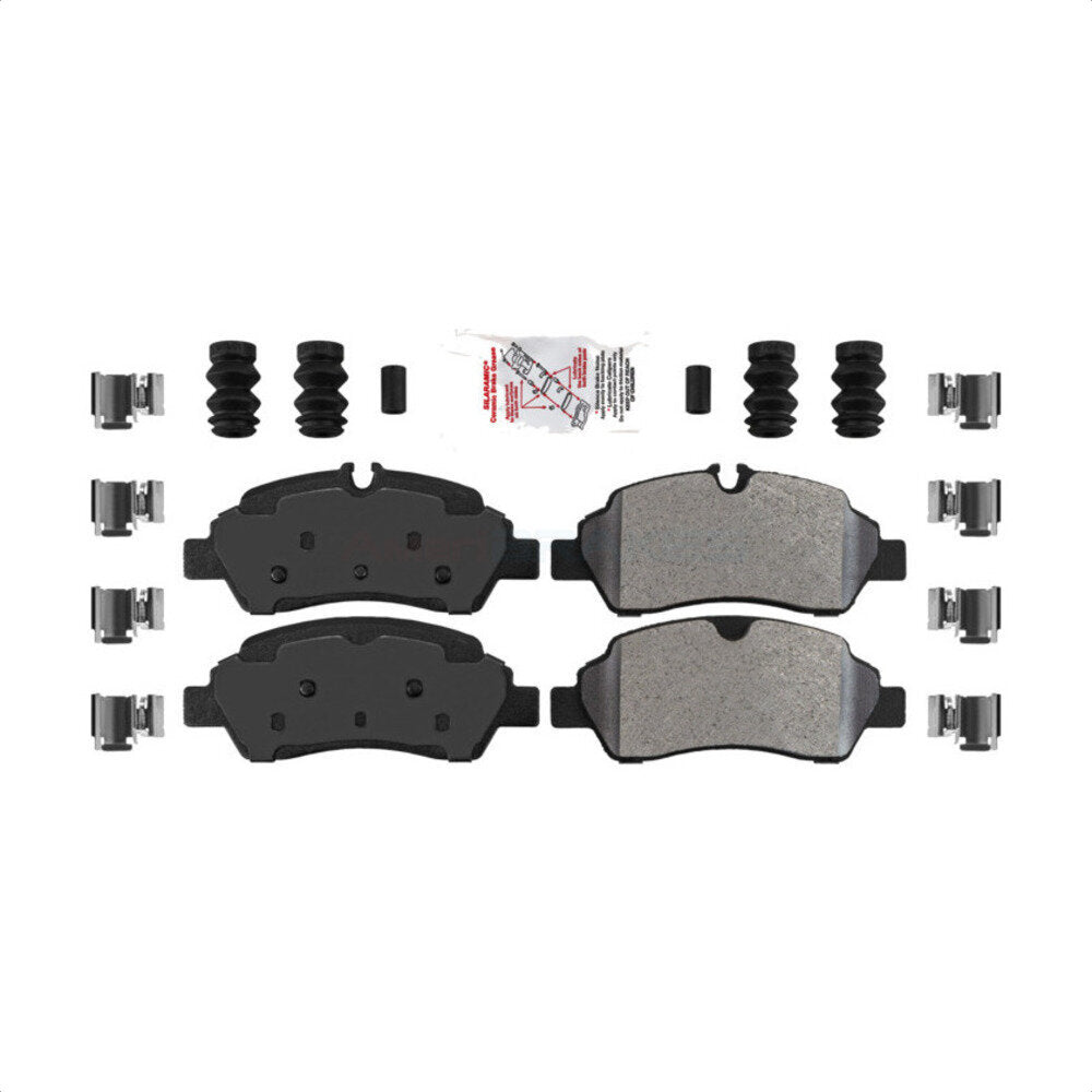 Plaquettes de frein à disque semi-métalliques arrière pour Ford Transit-250 Transit-150 Transit-350