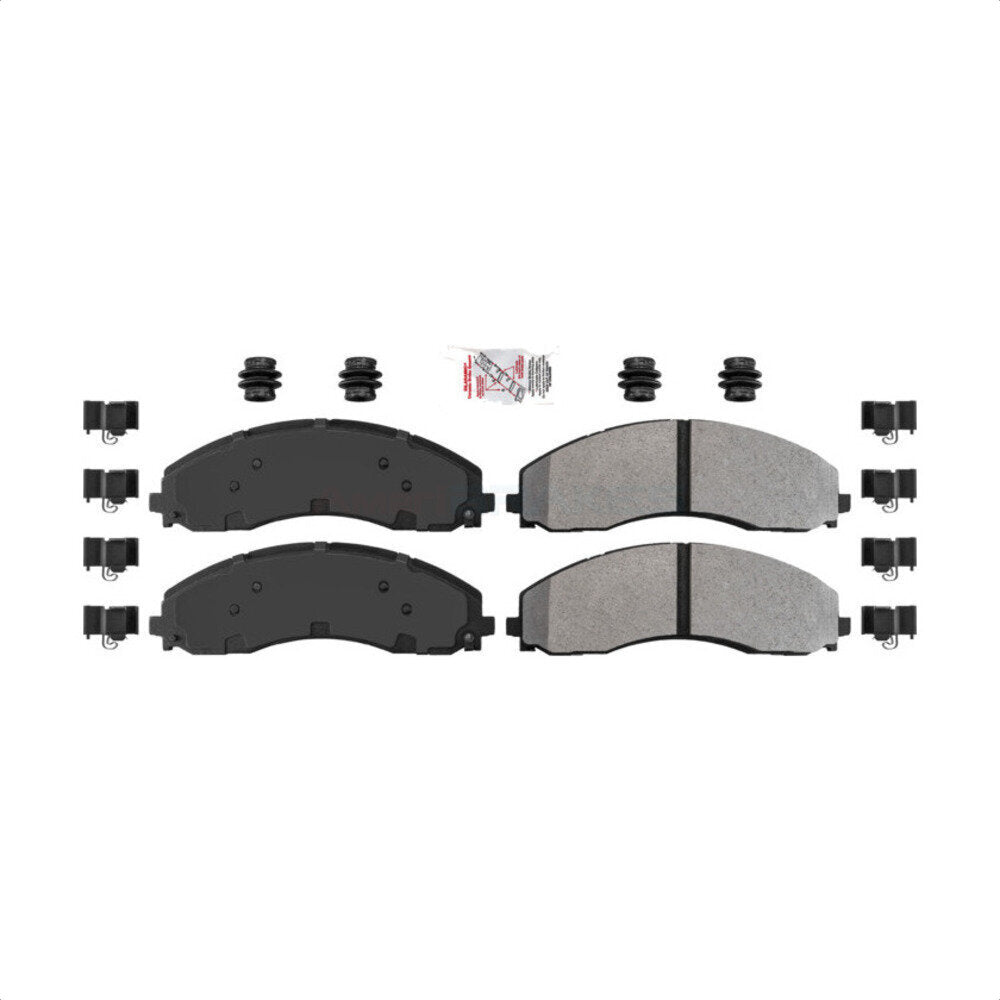 Plaquettes de frein à disque semi-métalliques pour Ford F-450 Super Duty F-550 F-600 NWF-ASD2018