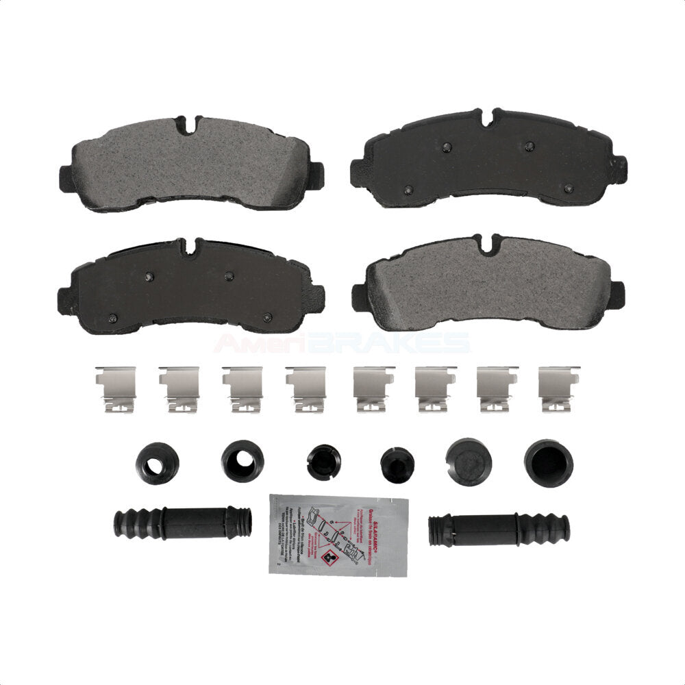 Plaquettes de frein à disque semi-métalliques arrière pour Ford Transit-350 HD NWF-ASD2281