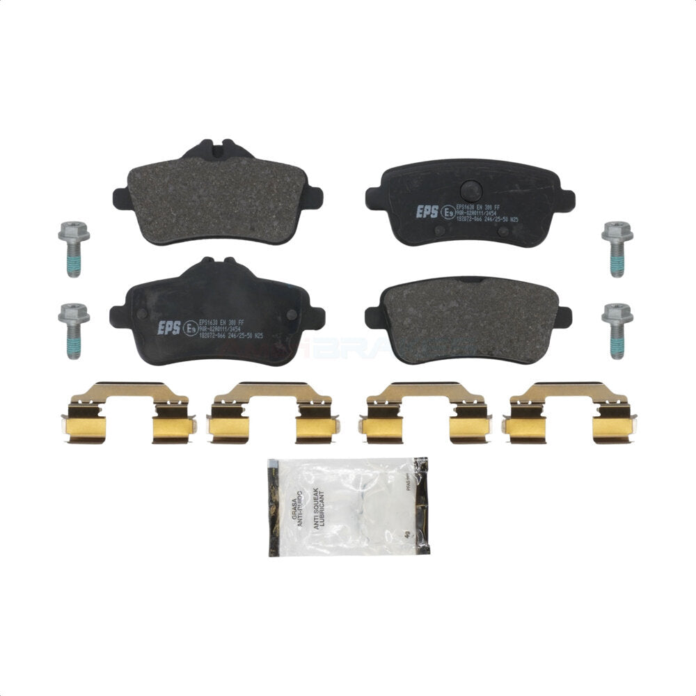 Plaquettes de frein arrière à disque à faible teneur en métal pour Mercedes-Benz ML350 GLE400 GLE350 GL350 S
