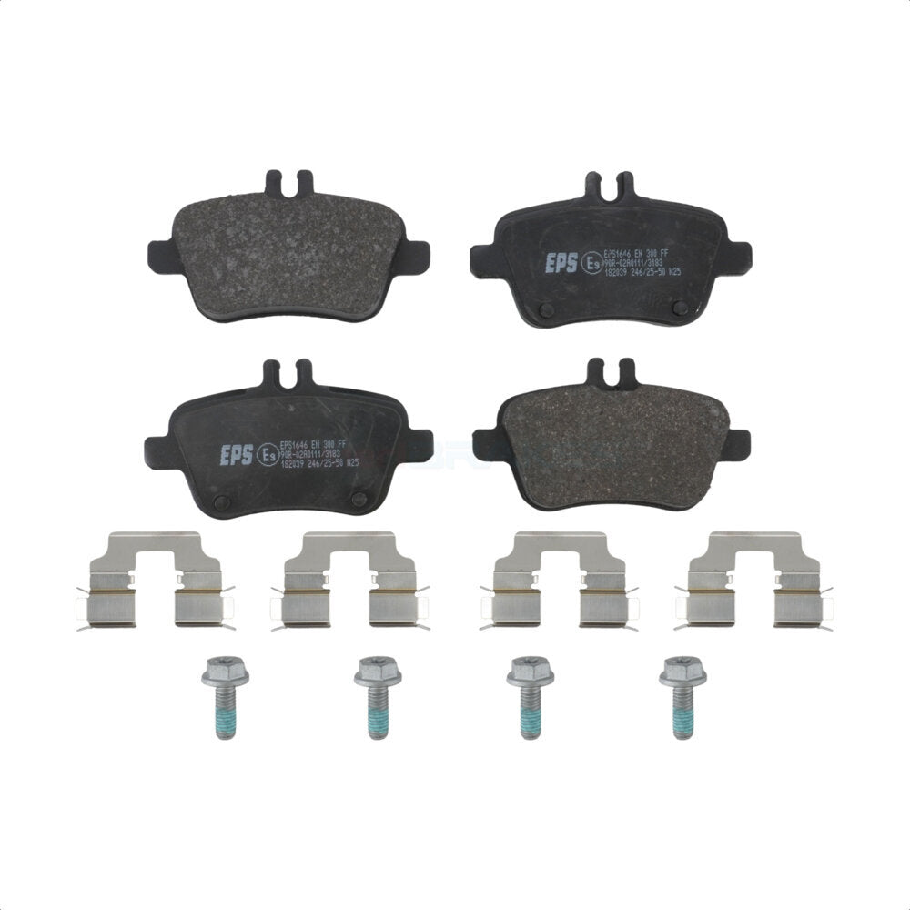 Plaquettes de frein arrière à disque à faible teneur en métal pour Mercedes-Benz GLA250 CLA250 B250 INFINITI