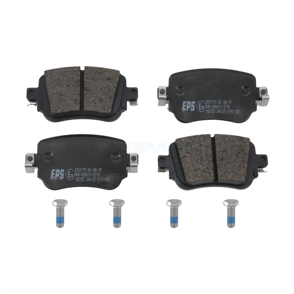 Plaquettes de frein arrière à disque à faible teneur en métal pour Volkswagen Golf SportWagen Passat Audi GTI