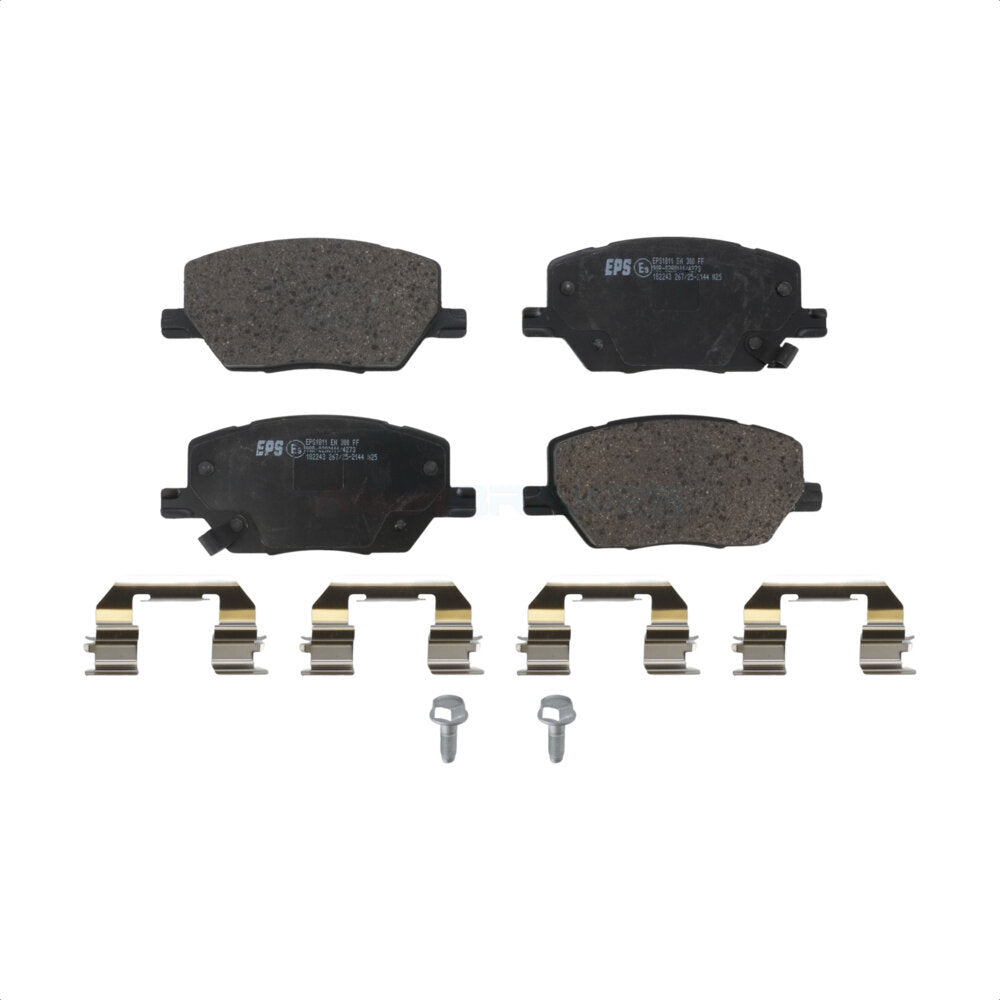 Plaquettes de frein à disque avant à faible teneur en métal pour Jeep Compass Renegade Dodge Hornet Fiat