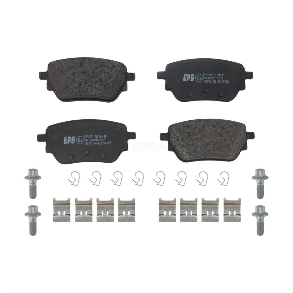 Plaquettes de frein arrière à disque à faible teneur en métal pour Mercedes-Benz A220 CLA250 NWF-EPS2207