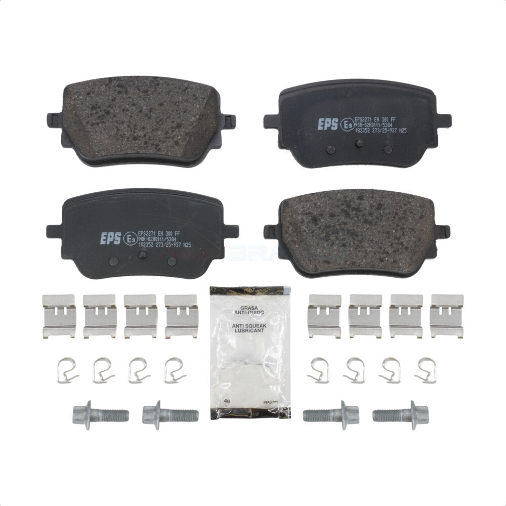 Plaquettes de frein arrière à disque à faible teneur en métal pour Mercedes-Benz GLB250 GLA250 A220 CLA250