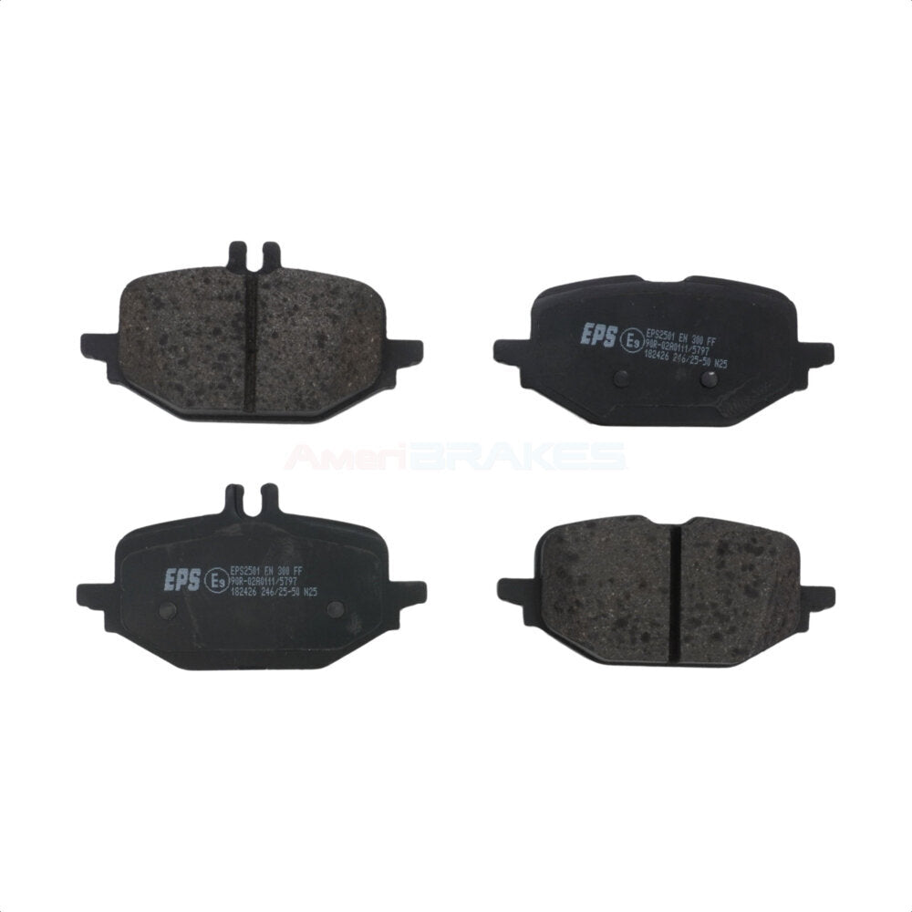 Plaquettes de frein à disque à faible teneur en métal pour Mercedes-Benz C300 CLE300 NWF-EPS2501