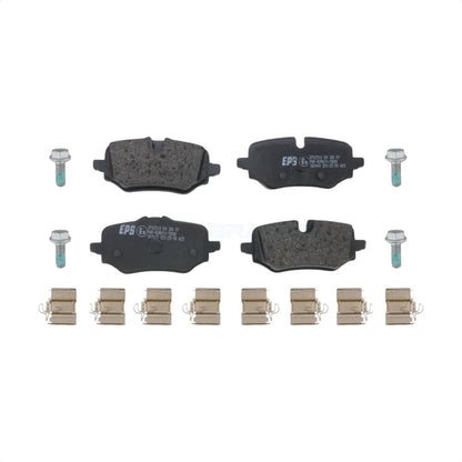 Plaquettes de frein arrière à disque à faible teneur en métal pour BMW X1 X2 avec étriers peints gris
