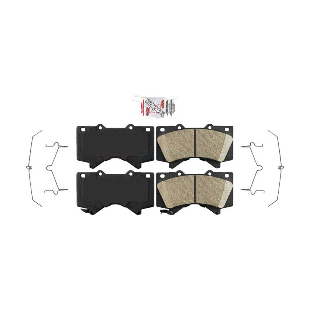 Plaquettes de frein à disque avant en céramique, pour Toyota Tundra Sequoia Lexus LX570 Land Cruise