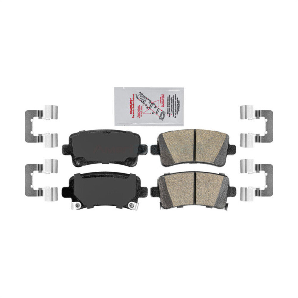 Plaquettes de frein à disque arrière en céramique, pour Chevrolet Malibu Buick LaCrosse Regal Saab 9-5