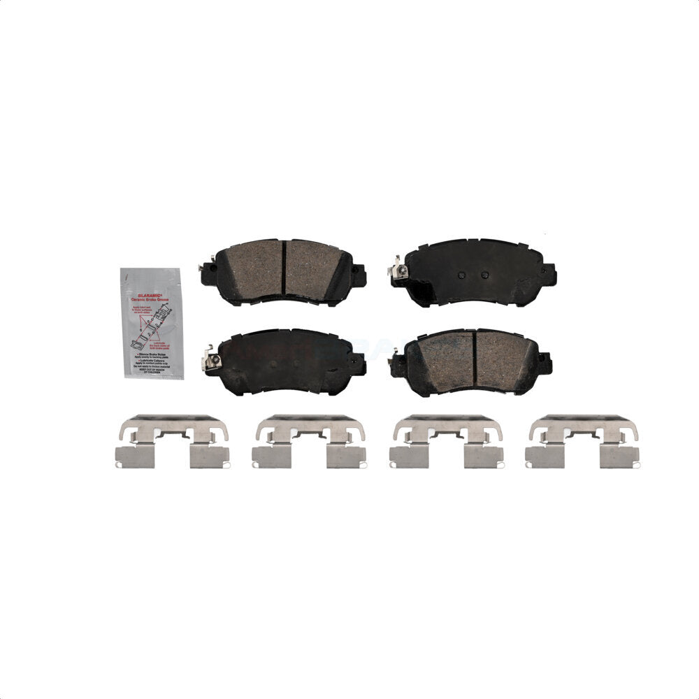 Plaquettes de frein à disque en céramique avant pour Nissan kick Versa NWF-PRC2324