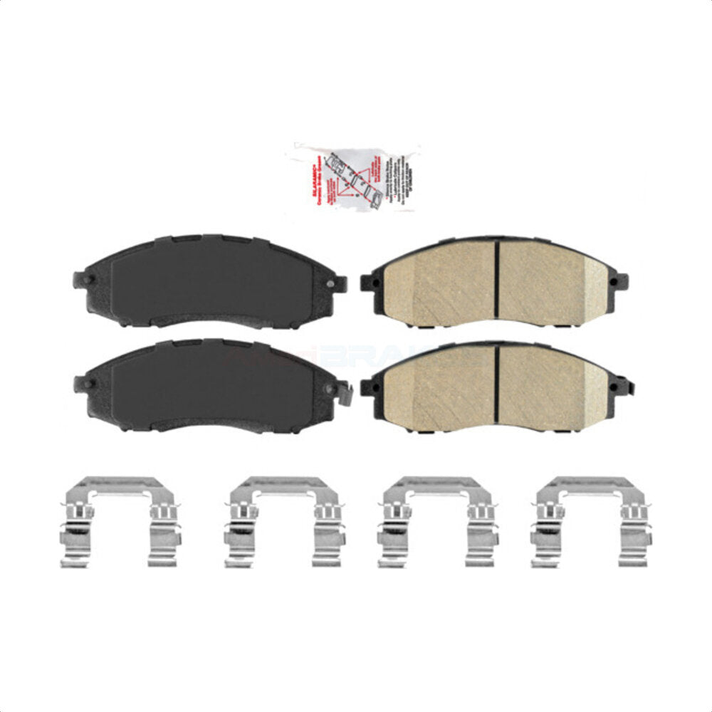 Plaquettes de frein à disque avant en céramique pour Nissan Xterra Frontier NWF-PRC830
