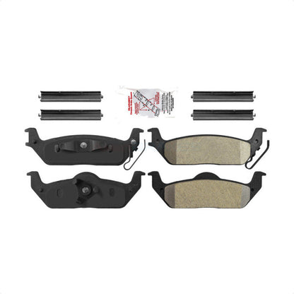 Plaquettes de frein à disque semi-métalliques arrière pour Ford F-150 Lincoln Mark LT NWF-PRM1012