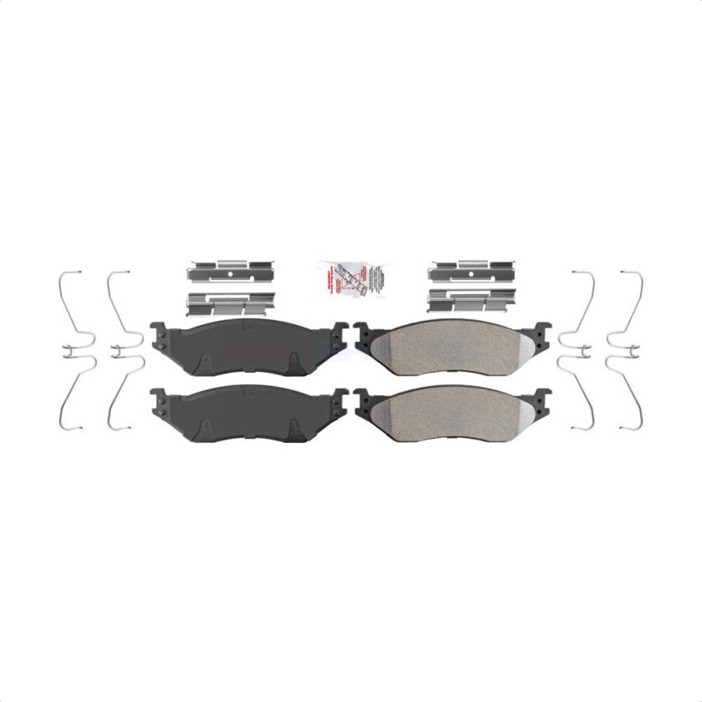 Plaquettes de frein à disque semi-métalliques pour Ford F-450 Super Duty F-550 International F-5