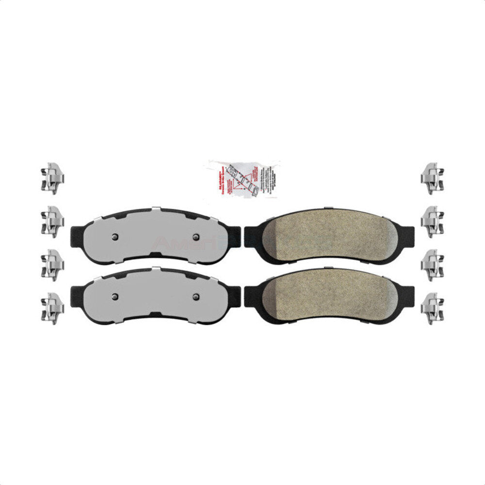 Plaquettes de frein à disque semi-métalliques arrière pour Ford F-350 Super Duty NWF-PRM1067