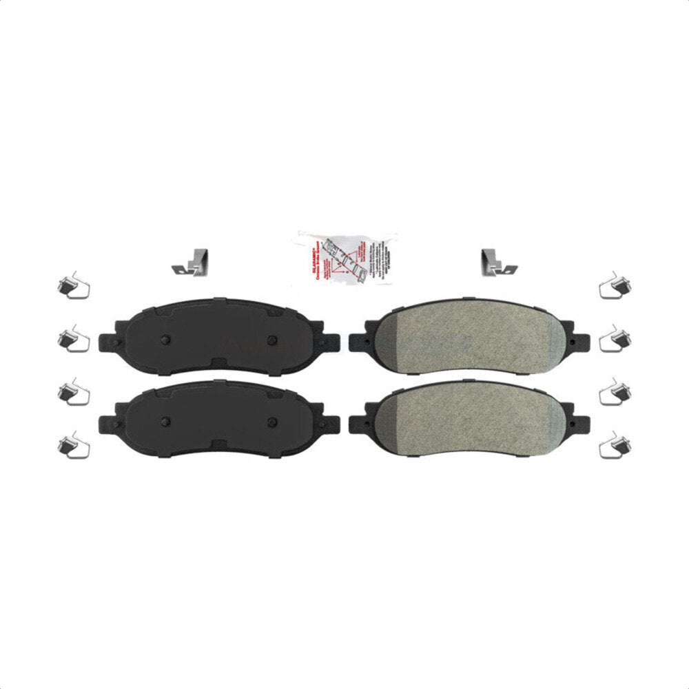 Plaquettes de frein à disque semi-métalliques arrière pour Ford F-350 Super Duty F-250 2005-2007