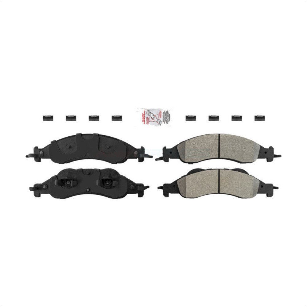 Plaquettes de frein à disque semi-métalliques avant pour Ford Expedition Lincoln Navigator
