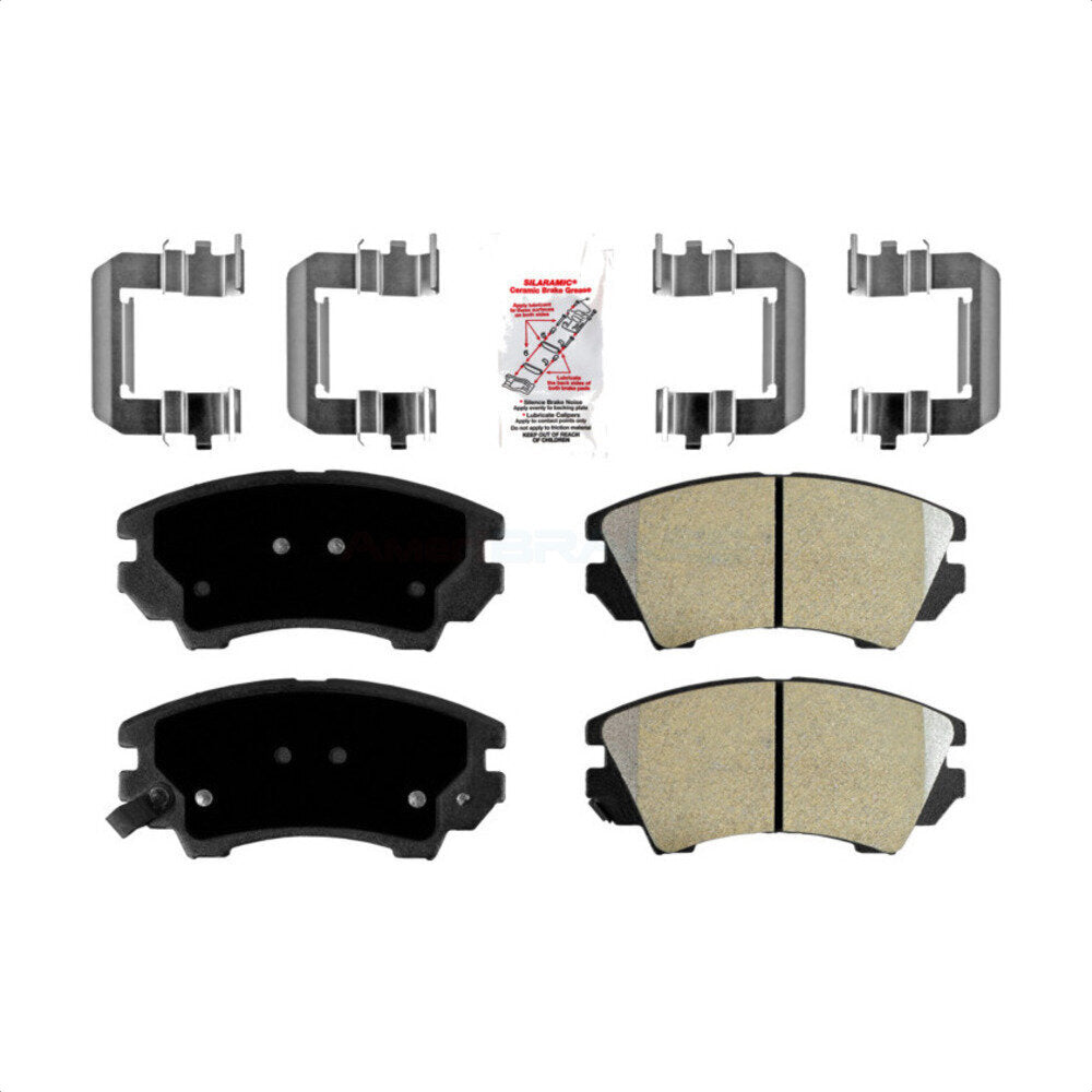 Plaquettes de frein à disque semi-métalliques avant, pour Chevrolet Camaro GMC Terrain Saab 9-5