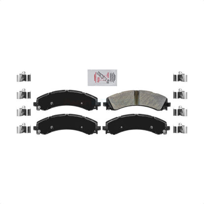 Plaquettes de frein à disque semi-métalliques arrière pour Ram 3500 2019-2022 avec roues doubles
