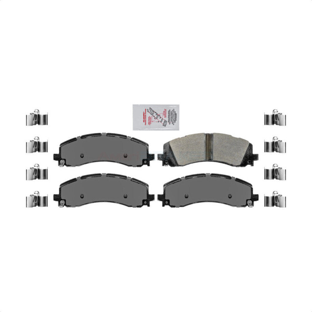 Plaquettes de frein à disque semi-métalliques arrière pour Ram 2500 3500 NWF-PRM2225