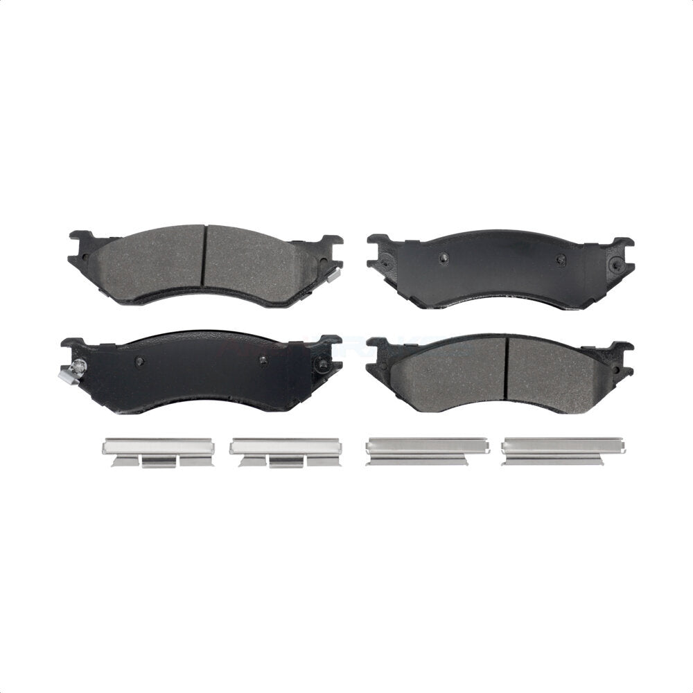 Plaquettes de frein à disque semi-métalliques avant, pour Dodge Ram 1500 Durango Van NWF-PRM702B