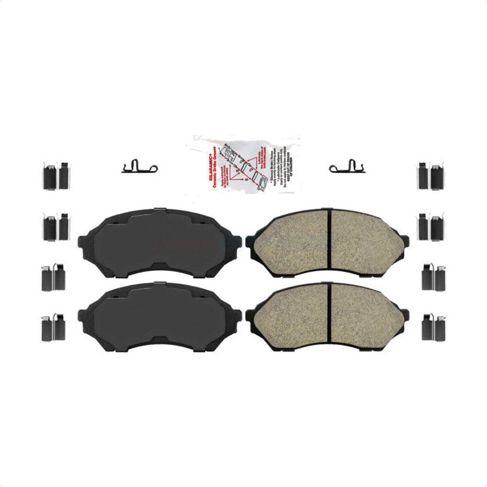 Plaquettes de frein à disque semi-métalliques avant pour Mazda Protege NWF-PRM798