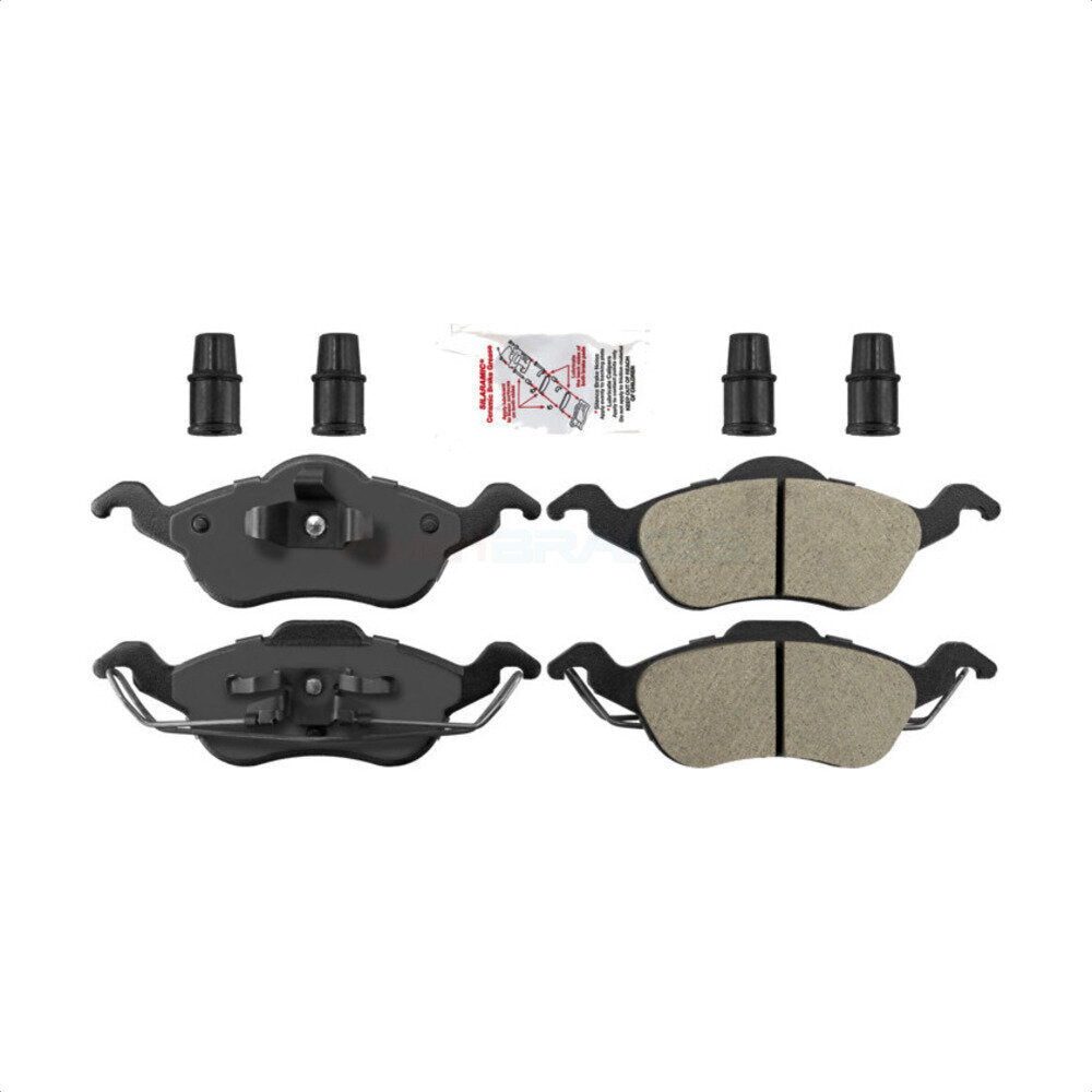Plaquettes de frein à disque semi-métalliques avant pour Ford Focus NWF-PRM816