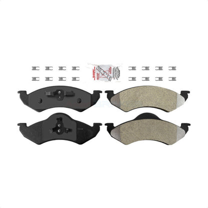 Plaquettes de frein à disque avant semi-métalliques pour Dodge Dakota Durango 2000-2002